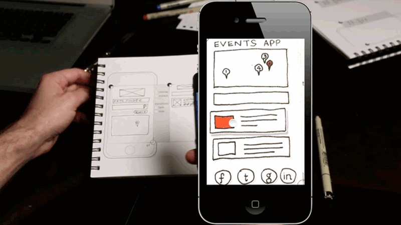 AppSeed. Come trasformare degli sketches fatti a mano in una applicazione funzionante! 3