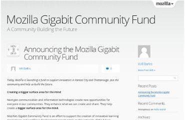Mozilla prepara un fondo per lo sviluppo Open Source di reti gigabit 3