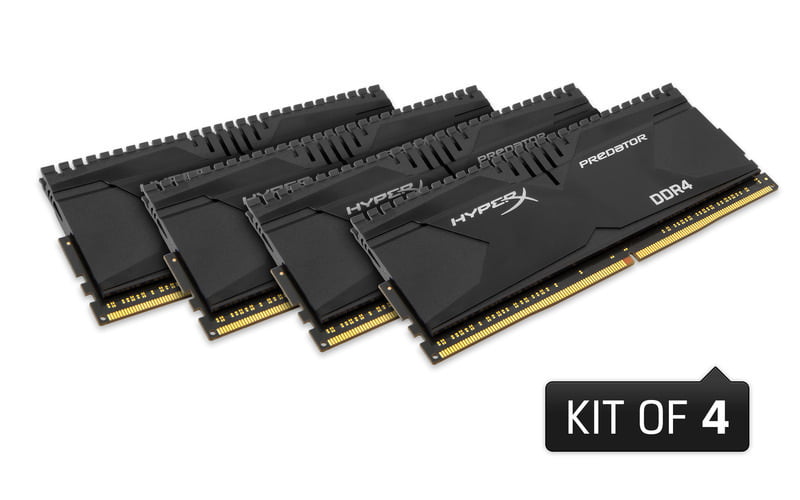 HyperX aumenta la capacità dei kit DDR4 Savage e Predator 1
