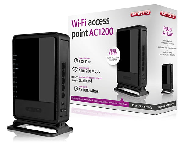 Sitecom presenta il nuovo WLX-7000 AC1200 Wi-Fi Dual-Band Access Point 1