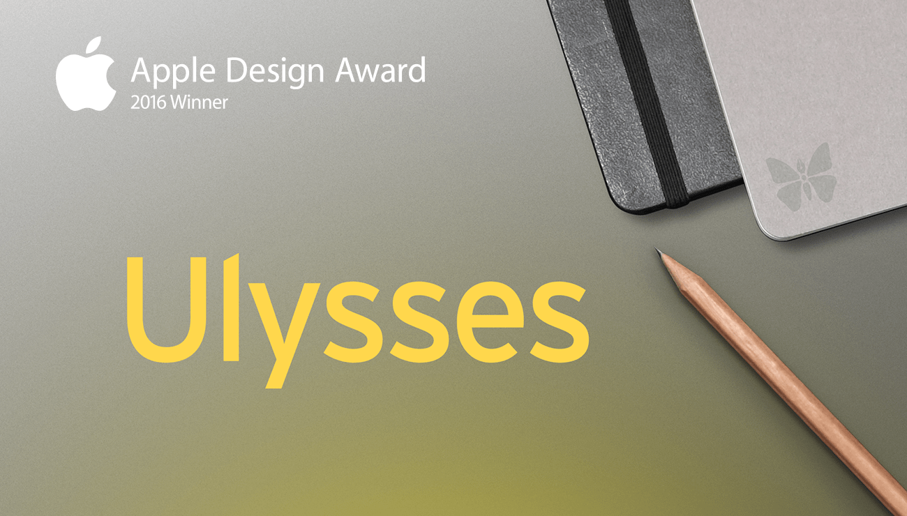 Ulysses riceve un premio da Apple 1