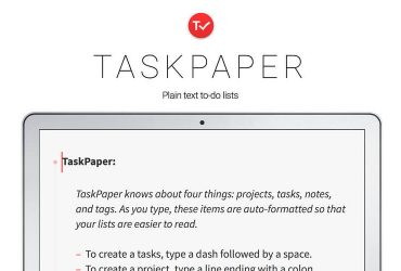TaskPaper 3.0 il to-do per eccellenza 3