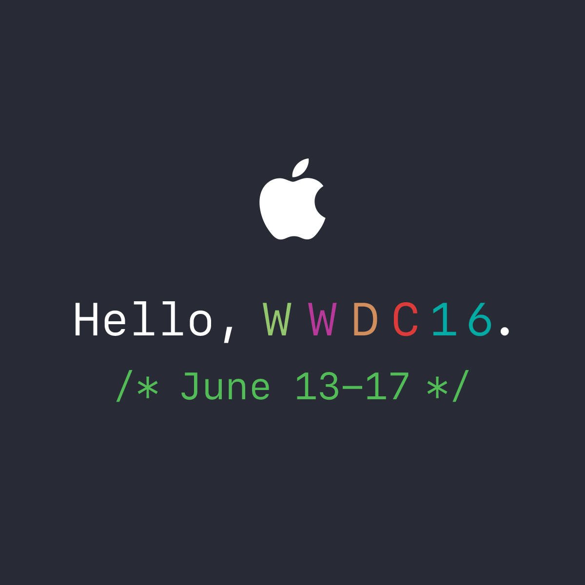 Apple WWDC 2016 1