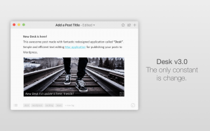 Desk, l'app per i vostri blog, si rifà il look 3