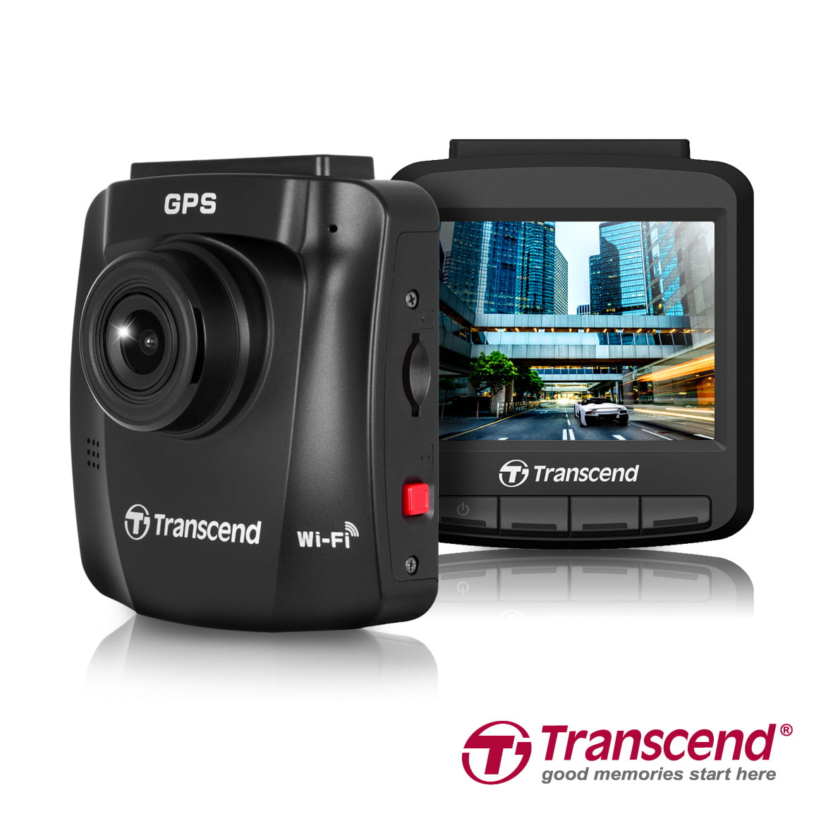 La DrivePro 230 Dashcam Transcend offre agli utenti sicurezza e stile. 1