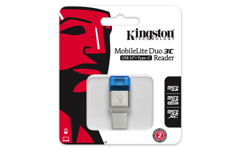 Kingston Digital presenta il nuovo lettore di schede miscroSD USB Type-C 1