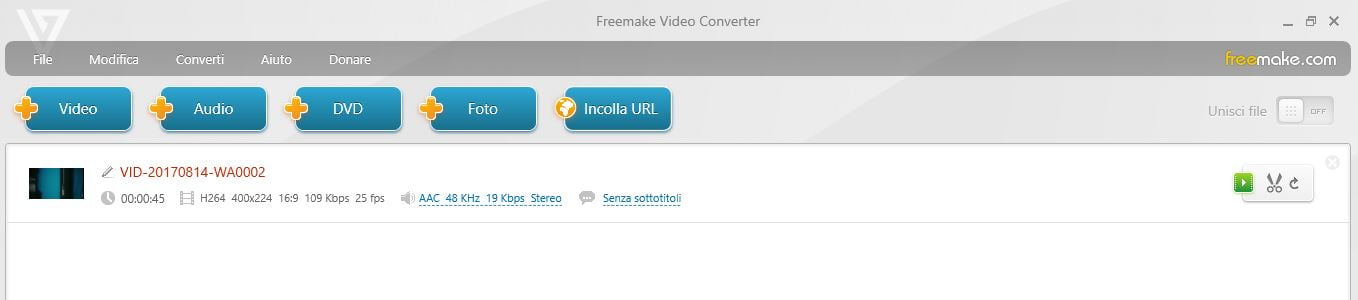 Il miglior convertitore video? FreeMake Video Converter 3