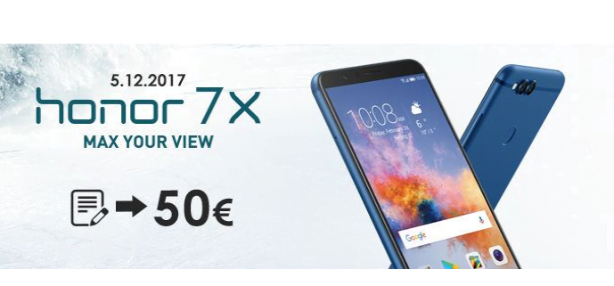 Honor 7X è in arrivo! Richiedi 50€ di sconto per il day one 1