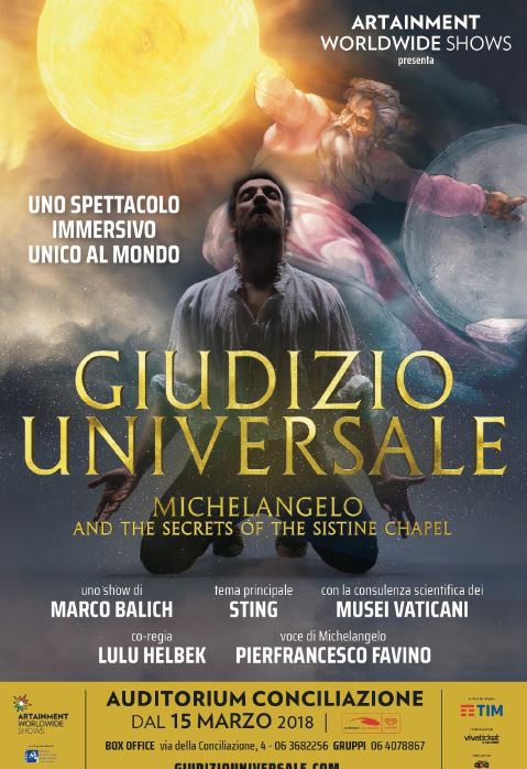 SENNHEISER PARTNER TECNICO DELL’INNOVATIVO SHOW GIUDIZIO UNIVERSALE. MICHELANGELO AND THE SECRETS OF THE SISTINE CHAPEL 1