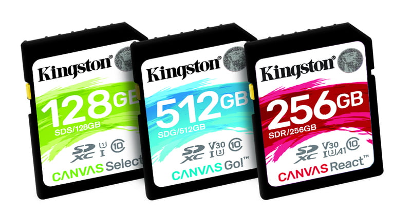 Kingston Digital annuncia la nuova serie di schede Flash ‘Canvas’ 1