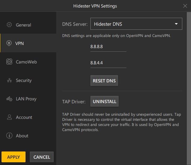 Hidester VPN, sicura, privata, veloce! 3