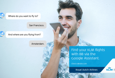 KLM, pioniera dell’innovazione, amplia i propri servizi includendo Google Assistant 24