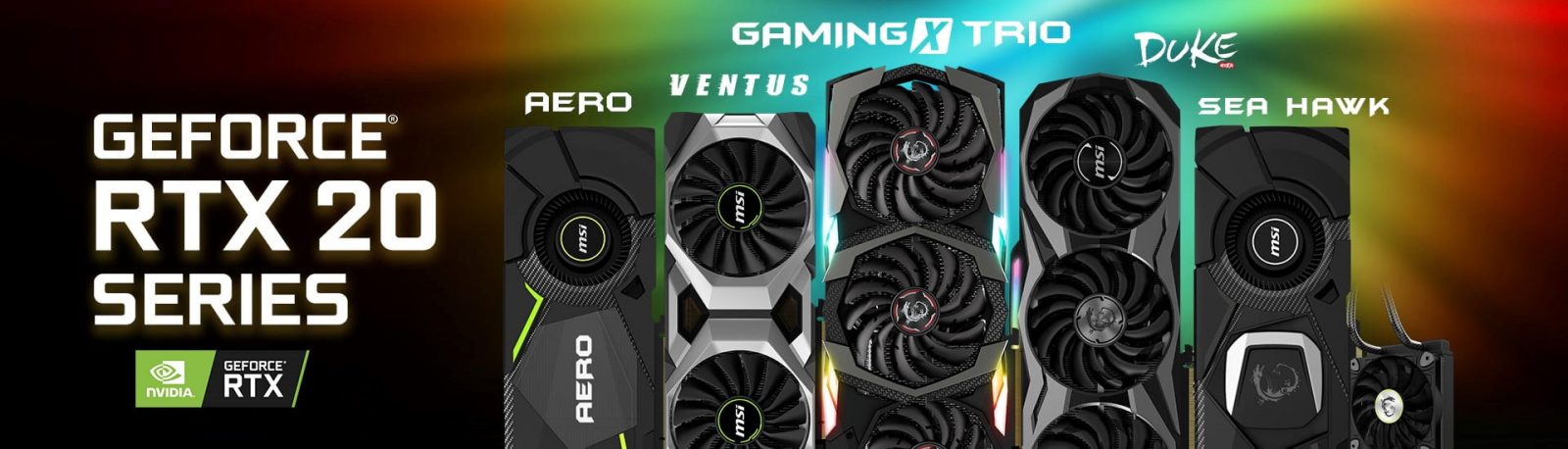 MSI lancia la nuova famiglia di schede grafiche basate sulle GPU GeForce RTX serie 20 appena presentate da NVIDIA 1