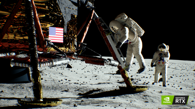Con Turing è possibile ricreare la scena dello sbarco sulla luna 1