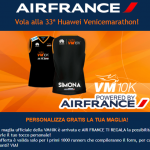 Air France vettore ufficiale della Huawei Venice Marathon 5