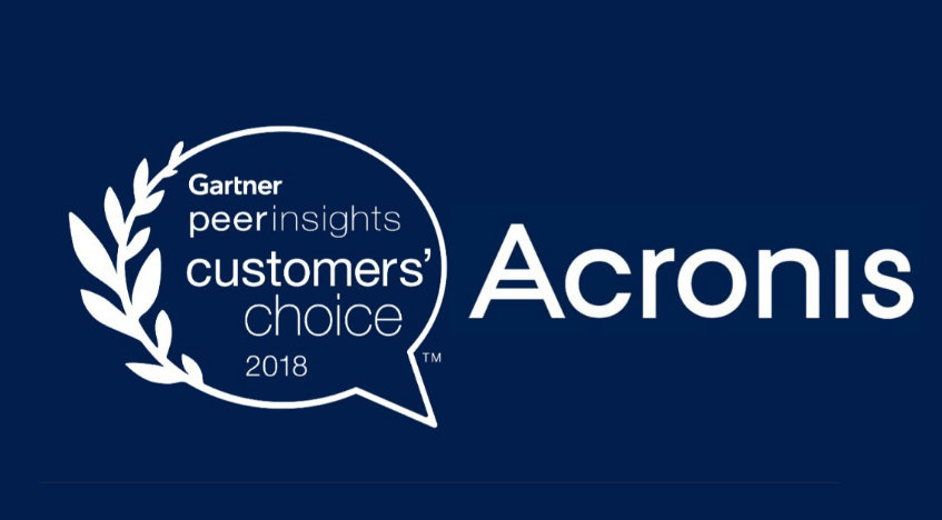 Acronis riceve il riconoscimento Gartner Peer Insights Customers’ Choice 2018 per le soluzioni di backup e ripristino per data center 1