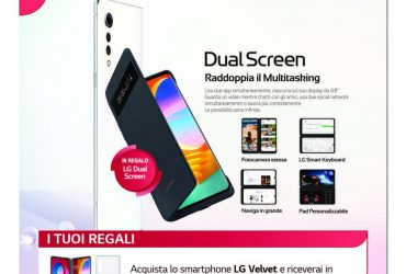 LG Velvet regala il dual screen 6