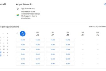 Google inserisce la funzione di prenotazione su google calendar in modalità gratuita per tutti 9